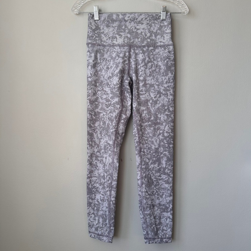 lululemon athletica Gray Patterned Leggings